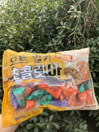 델리스 오트 밀키 초콜릿 바 — 5점을 준 리뷰어가 2023년 1월 올린 사용 사진