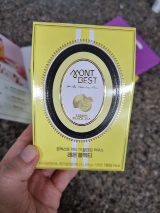 몽베스트 위드더 블랜딩 하우스 _레몬 블랙티 — 5점을 준 리뷰어가 2022년 12월 올린 사용 사진