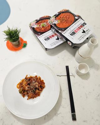 [닭집아들 신제품] 직화무뼈국물닭발 & 직화로제무뼈닭발 — 5점을 준 리뷰어가 2023년 5월 올린 사용 사진