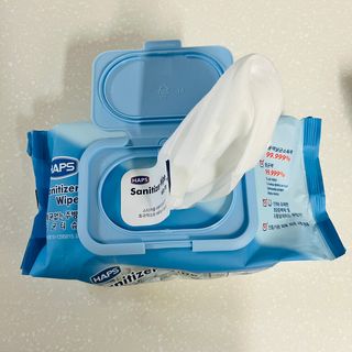 햅스 세균없는 주방 대형 2팩, HAPS sanitizer wipe — 5점을 준 리뷰어가 2022년 2월 올린 사용 사진