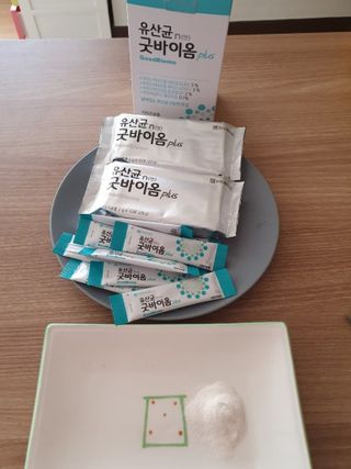 프리마인 유산균 국가지정연구소 선정, 살아있는 생유산균 200억 마리의 힘. 유산균n굿바이옴플러스 — 5점을 준 리뷰어가 2021년 11월 올린 사용 사진