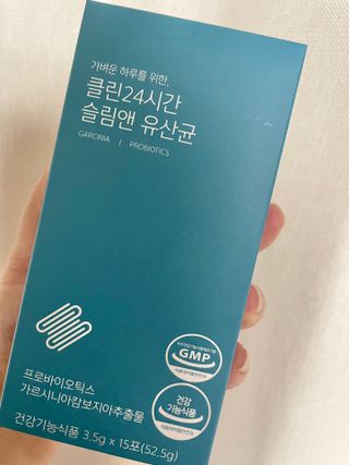 클린24시간 슬림앤유산균 1박스 (3.5g X 15포) — 4점을 준 리뷰어가 2023년 6월 올린 사용 사진