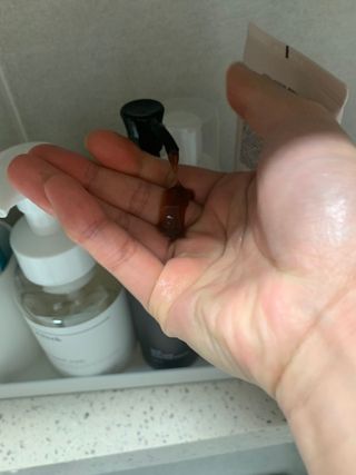 헤어플러스 콴디 플러피 클라우드 버블 팩 클렌저 — 4점을 준 리뷰어가 2021년 3월 올린 사용 사진