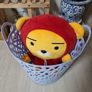 올맘 빨래바구니 2P 아이보리/브라운/스카이블루 — 4점을 준 리뷰어가 2021년 8월 올린 사용 사진
