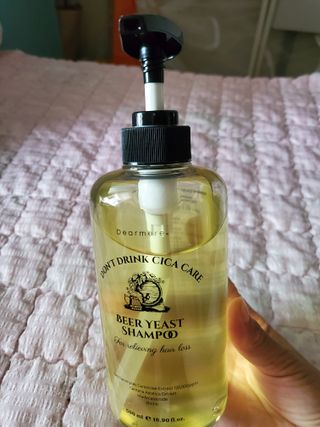 디어미어 맥주효모 샴푸 500ml — 5점을 준 리뷰어가 2022년 8월 올린 사용 사진