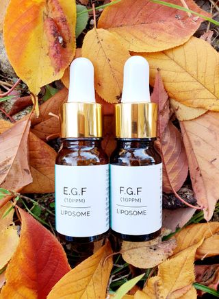 랑팡 EGF+FGF 10ppm 리포좀 앰플 원액 10ml — 5점을 준 리뷰어가 2021년 11월 올린 사용 사진