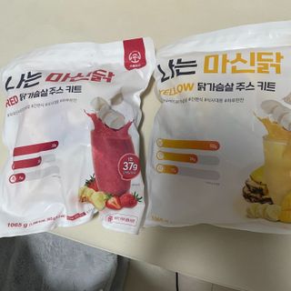 수플먼트 나는 마신닭!! 닭가슴살 주스키트, 먹기 힘들었던 닭가슴살 이제는 마시자 — 3점을 준 리뷰어가 2023년 3월 올린 사용 사진
