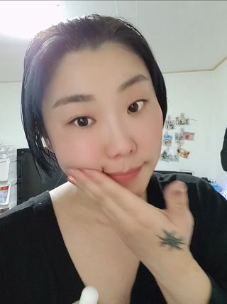 아르비엔 마일드케어 비건 시카세럼 — 5점을 준 리뷰어가 2021년 2월 올린 사용 사진