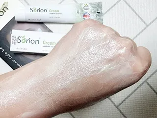 건선/아토/습진/민감성 피부 천연보습진정크림 소리온 크림 & 센시티브 크림 50g — 5점을 준 리뷰어가 2022년 3월 올린 사용 사진