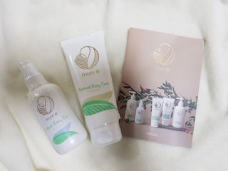 mom e 맘이 내추럴 베이비 케어 크림+바디오일 — 5점을 준 리뷰어가 2021년 1월 올린 사용 사진