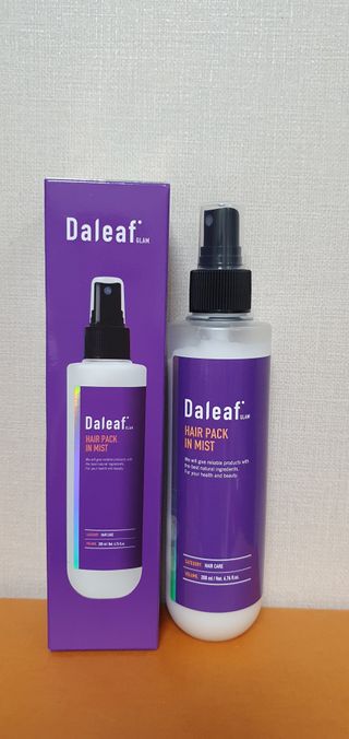 달리프 글램 헤어팩 인미스트 200ml — 5점을 준 리뷰어가 2021년 1월 올린 사용 사진