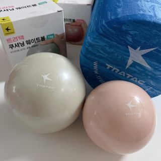 트라택 쿠셔닝 웨이트볼 0.5kg + 1kg SET — 5점을 준 리뷰어가 2022년 6월 올린 사용 사진