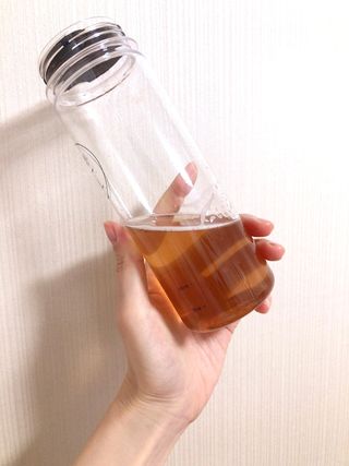 뉴트리션팩토리 하드코어버닝티 오리지널 — 5점을 준 리뷰어가 2021년 9월 올린 사용 사진