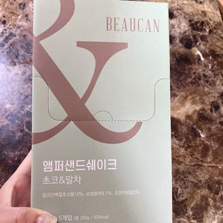 [뷰캔] 건강한 식사대용 앰퍼샌드 단백질 쉐이크 초코&말차 50g — 4.5점을 준 리뷰어가 2022년 6월 올린 사용 사진