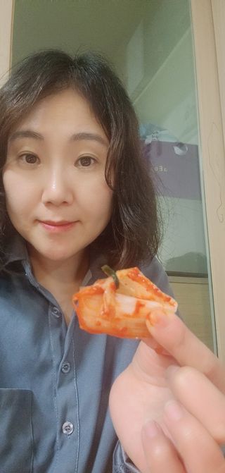 셰프애찬 알배기 겉절이 김치 1kg — 5점을 준 리뷰어가 2022년 11월 올린 사용 사진