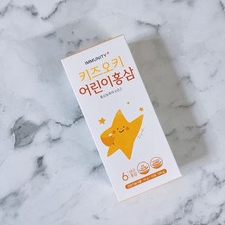 [이뮤니티플러스]우리아이 면역오키, 건강오키 _ 키즈오키 어린이홍삼 10포 1box — 5점을 준 리뷰어가 2022년 1월 올린 사용 사진