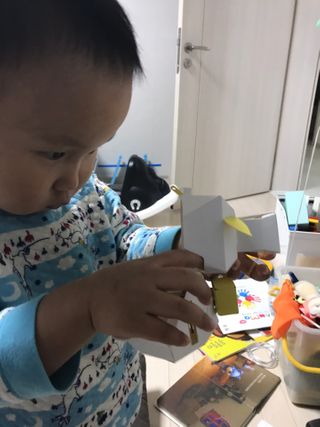 움직이는 종이로봇 - 로빗 로얄버전 움직이는 종이 로봇 - 로빗 — 5점을 준 리뷰어가 2021년 1월 올린 사용 사진