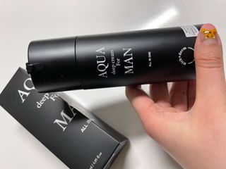 [위드덤]  아쿠아 딥크림 포맨 올인원 로션 — 4.5점을 준 리뷰어가 2022년 1월 올린 사용 사진