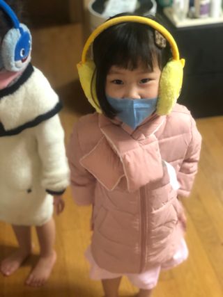 애니가드키즈 라이트 소형 5컬러 각 10매입 [크리미베이지, 코튼핑크, 블루레이크, 페일로즈, 민트그린] — 5점을 준 리뷰어가 2022년 6월 올린 사용 사진
