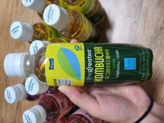 더그레잇티 콤부차 [매일유업] 더그레잇티 44kcal 콤부차 300ml *12개입 (오리지널 6개+베리리치 6개) — 1점을 준 리뷰어가 2023년 8월 올린 사용 사진