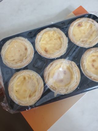 디앙뜨 포르투갈 에그타르트 오리지널 맛+패션후르츠 맛 중 택1 — 4점을 준 리뷰어가 2021년 7월 올린 사용 사진