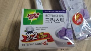 3M 스카치브라이트 크린스틱 베이킹소다 핸들 + 리필 9입 + 캐디증정 — 5점을 준 리뷰어가 2023년 9월 올린 사용 사진
