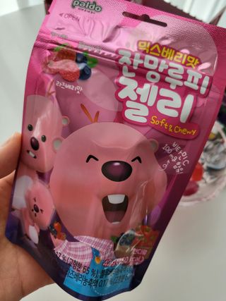 [팔도] 잔망루피젤리 믹스베리맛 42g 8개 — 5점을 준 리뷰어가 2022년 1월 올린 사용 사진