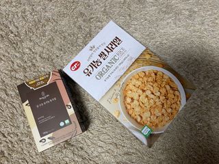 씨알푸드 유기농 쌀 시리얼 390g + 갓 구운 유기농 발아통곡물 150g — 5점을 준 리뷰어가 2022년 1월 올린 사용 사진