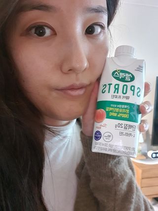 셀렉스스포츠 셀렉스 스포츠 웨이 프로틴 복숭아_ 330ml x 12팩 — 3점을 준 리뷰어가 2021년 11월 올린 사용 사진
