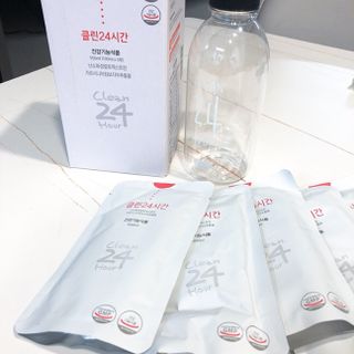 클린24시간 1BOX(5포) + 전용보틀(500ml) — 4.5점을 준 리뷰어가 2022년 7월 올린 사용 사진