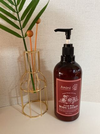 아미니 플라워테라피 바디로션  500ml 시리즈 — 3.5점을 준 리뷰어가 2021년 1월 올린 사용 사진