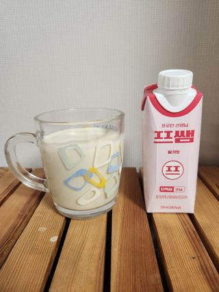 파워풀엑스 [프쌤] 더 맛있고 강력해진 고단백 음료 3종 (초코맛,딸기맛,커피맛) — 4.5점을 준 리뷰어가 2023년 1월 올린 사용 사진