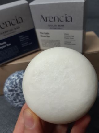 Arencia 아렌시아 솔티소다 샴푸바, 더 새틴 린스바 세트 — 5점을 준 리뷰어가 2021년 7월 올린 사용 사진