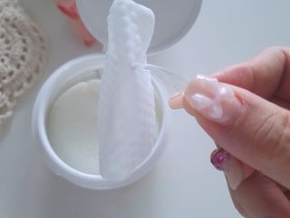 랑벨 비타 에너지 잡티 앰플 패드 65매 (투명하고 밝은 얼굴 광채패드) — 5점을 준 리뷰어가 2022년 6월 올린 사용 사진
