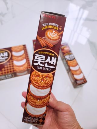 롯데제과 롯샌 카페크런치 — 5점을 준 리뷰어가 2021년 10월 올린 사용 사진
