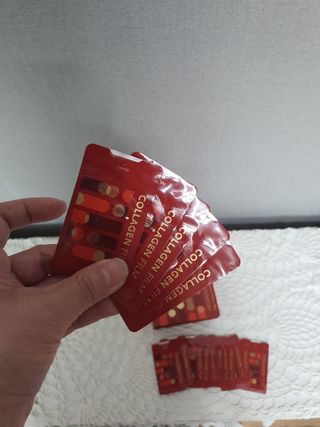 프리마인 귀족의 콜라겐, 92배 흡수율. 럭셔리 프리미엄 셀라브 콜라겐필름 30매 — 5점을 준 리뷰어가 2022년 4월 올린 사용 사진