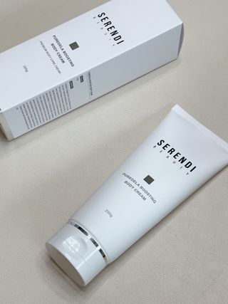 세렌디뷰티 퓨어델라 부스팅 바디크림 — 5점을 준 리뷰어가 2021년 8월 올린 사용 사진