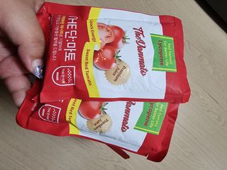 제이제이바이오 더단마토 프리미엄주스 100ml 30팩입 - 무설탕 스테비아 토마토즙 — 3.5점을 준 리뷰어가 2021년 11월 올린 사용 사진