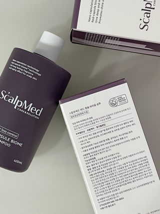 스칼프메드 레드캡슐바이옴 두피케어 프로바이오틱스 유산균 두피관리 세트 — 5점을 준 리뷰어가 2021년 4월 올린 사용 사진