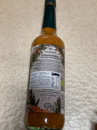 H365 [Kaskein Luomutyrniglögi] 핀란드 전통 무알콜 멀드와인 시벅톤 글로기 — 4.5점을 준 리뷰어가 2021년 4월 올린 사용 사진