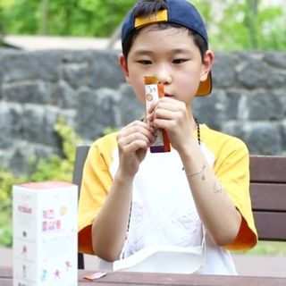 베거스코리아 [콜리케어] 키즈 홍삼콜리 딸기맛 14포 — 5점을 준 리뷰어가 2021년 5월 올린 사용 사진