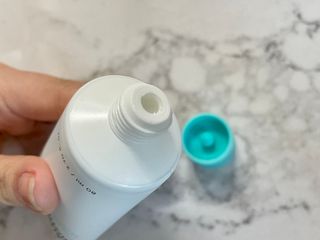 리더스코스메틱 리더스 카밍 바이오틱스 크림 마스크 — 4점을 준 리뷰어가 2021년 2월 올린 사용 사진