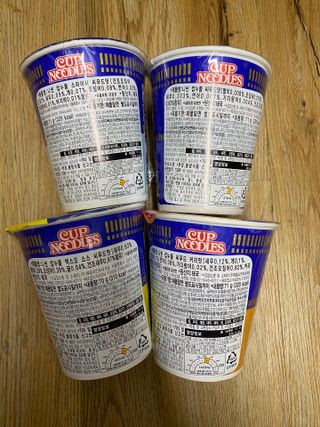 NISSIN 닛신 컵누들  4종 - 씨푸드오리지날, 씨푸드 스파이시, 씨푸드 커리, 씨푸드 XO소스 — 5점을 준 리뷰어가 2021년 12월 올린 사용 사진