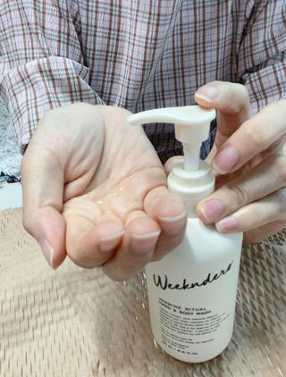 [위켄더스] 기분좋은 하루를 선사해주는 핸드& 바디워시 1종 랜덤발송 — 4.5점을 준 리뷰어가 2022년 5월 올린 사용 사진