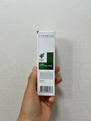 랑벨 랑바이오 블랙 시카 크림 50ml(블랙비 프로폴리스, 시카 4종, 판테놀 10 함유) — 5점을 준 리뷰어가 2022년 5월 올린 사용 사진