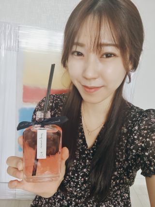 디어포레스트 쁘띠 플라워 디퓨저 시리즈 — 5점을 준 리뷰어가 2022년 7월 올린 사용 사진
