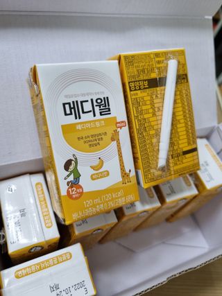 메디웰 페디아드링크 미니 바나나맛 — 5점을 준 리뷰어가 2022년 8월 올린 사용 사진