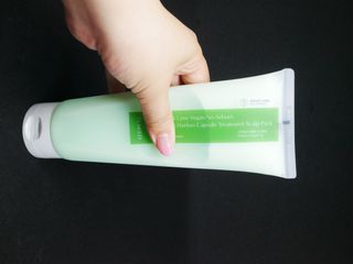 닥터시드 티트리 앤 라임 비건 지성케어 쿨 탈모 캡슐 트리트먼트 두피 팩 — 5점을 준 리뷰어가 2024년 7월 올린 사용 사진