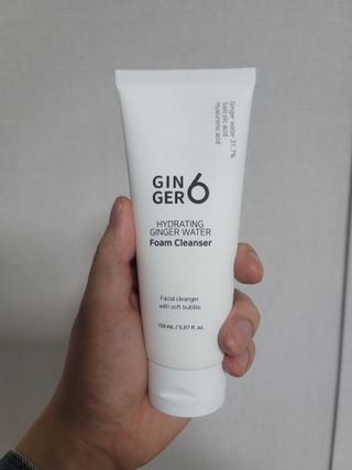 GINGER6 하이드레이팅 진저 워터 폼클렌징 — 5점을 준 리뷰어가 2021년 10월 올린 사용 사진