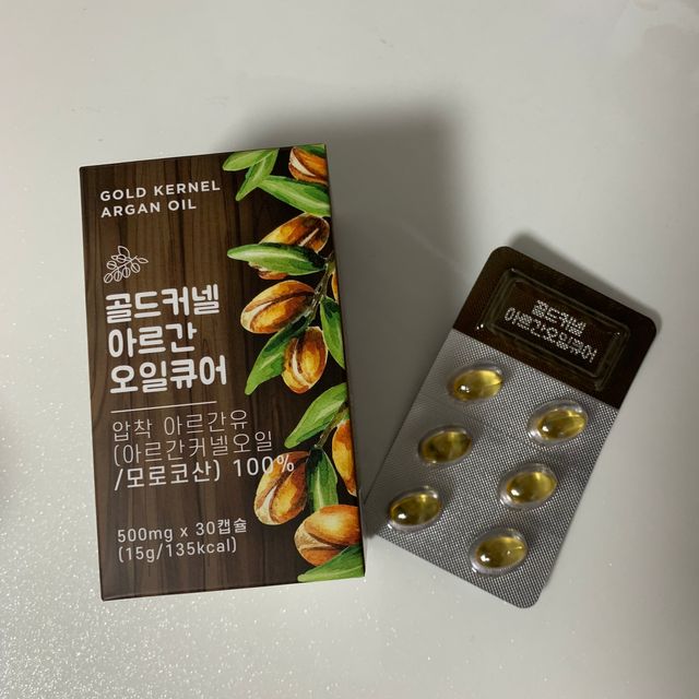 골드 커넬 모로코 먹는 식용 아르간오일 큐어 30캡슐 리뷰 사진